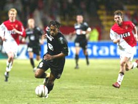 Monaco / ACA, derrnier but de la carrière de Patrice - 2004