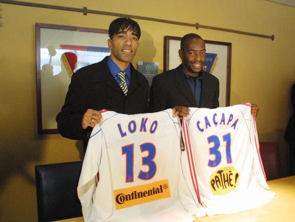 Signature à Lyon avec C. Caçapa - 01/2001